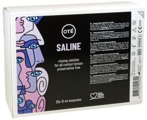 Oté Group Oté Saline 30x 10 ml Ampullen (Oté Group) Ampullen mit Kochsalzlösung ohne Konservierungsstoffe für das Spülen aller Kontaktlinsentypen.
